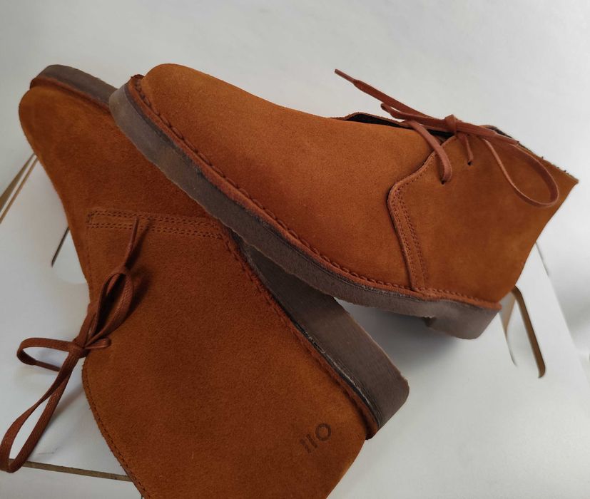 Ghete chukka 41 40 43 premium PURO EGO NOI piele naturala moale camel