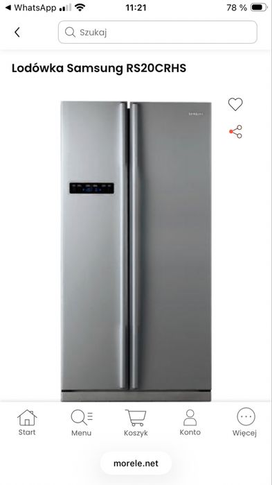 Frigider Samsung Side by Side 496 Litri