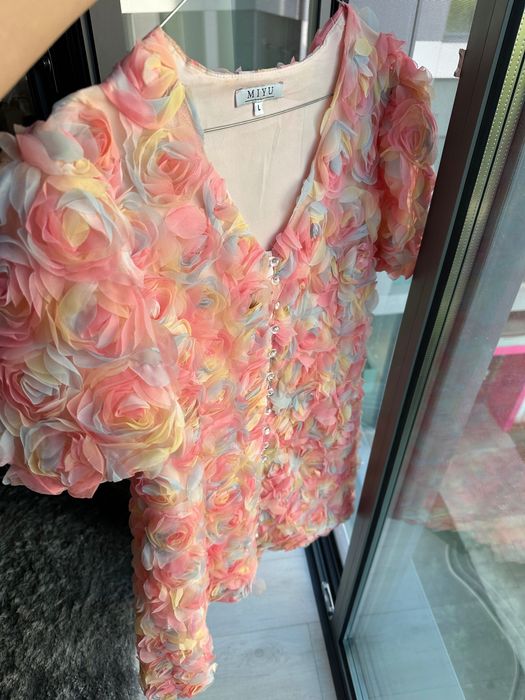 Rochie floricele multicolora - Miyu