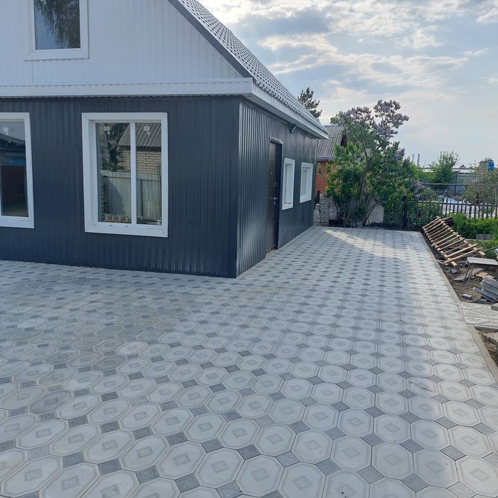 Профессиональная укладка брусчатки!