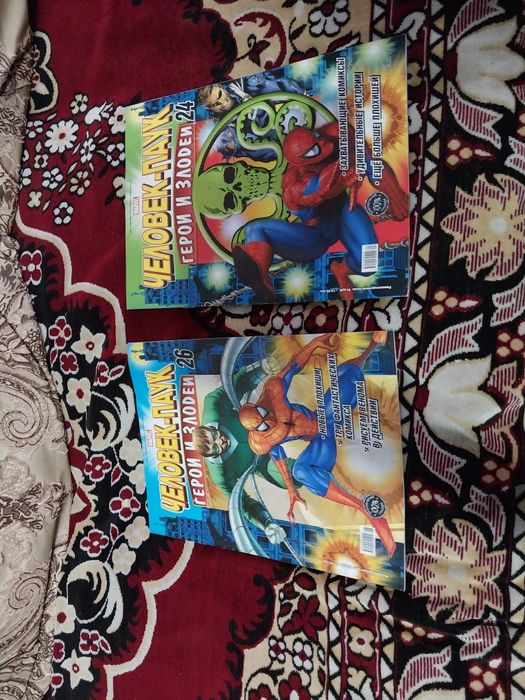 Продам комиксы человек паук герой и злодей