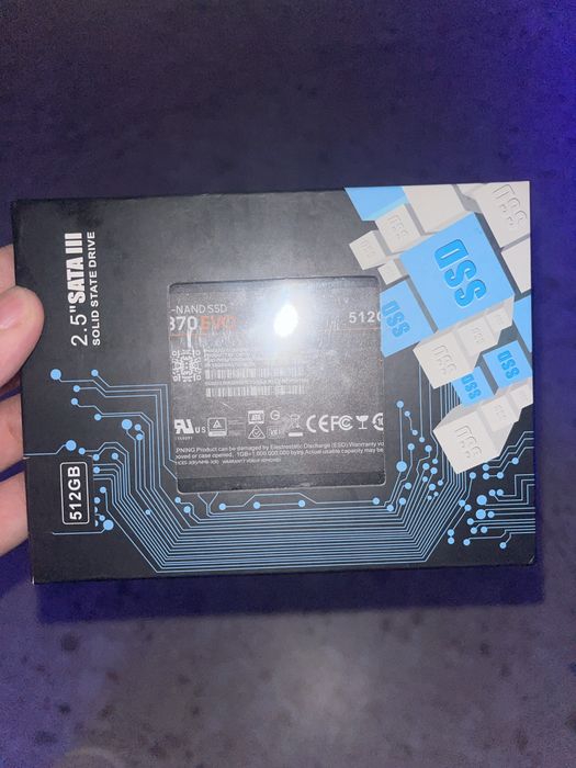 SSD SATA 512gb новый