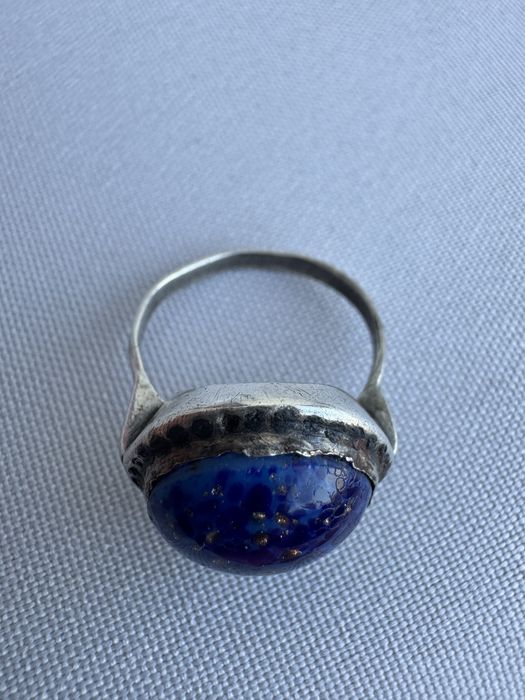 Inel din argint si lapis lazuli
