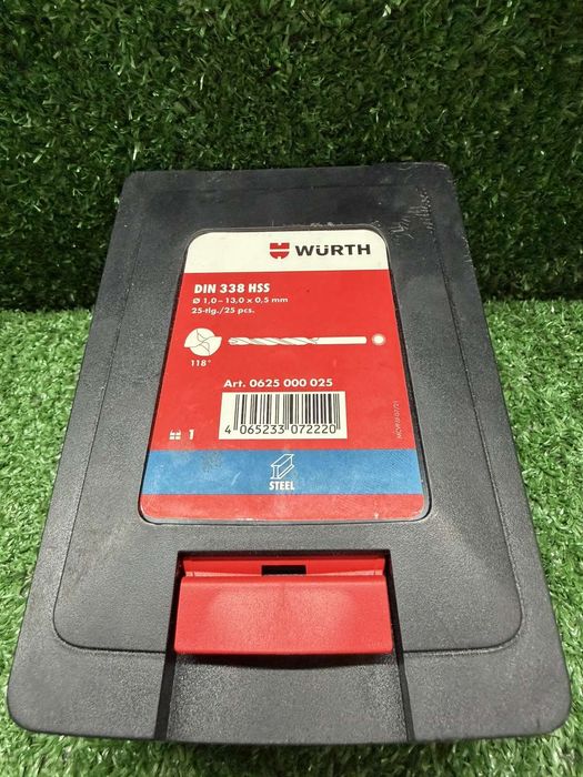 Чисто нов комплект свредла подсилени Wurth  25 части