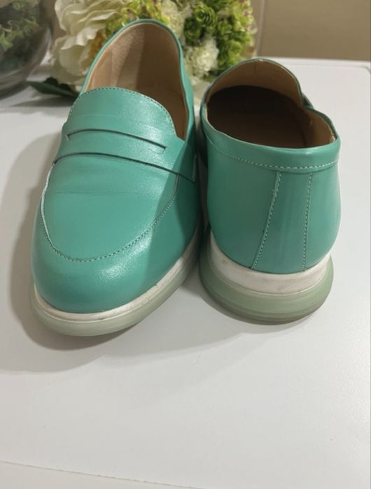 Pantofi casual turcoaz 38