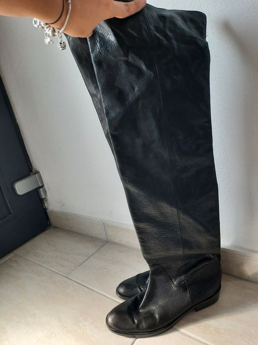 Cizme peste genunchi - piele naturala!