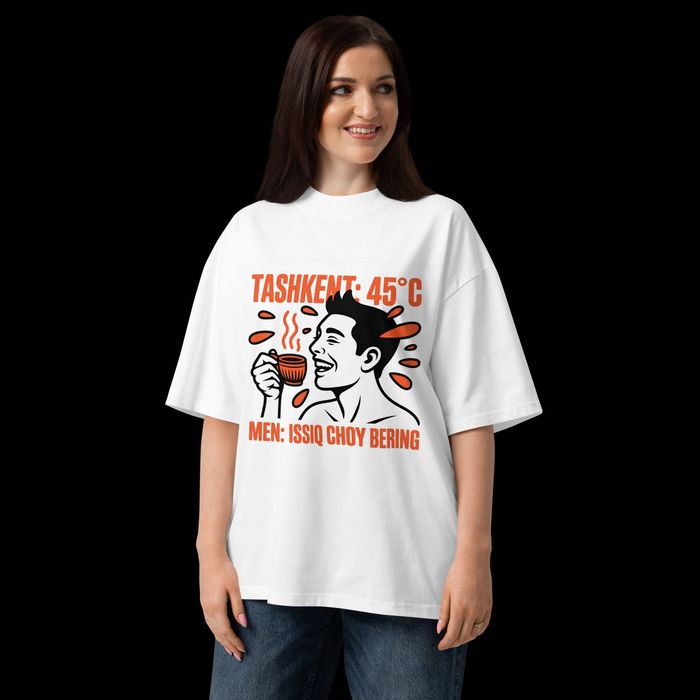 TOSHKENT 45°C — Premium Oversized Futbolka