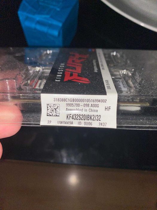 Vand Kingston FURY Impact Black, 32GB (2x16GB), DDR4, 3200MHz, CL20