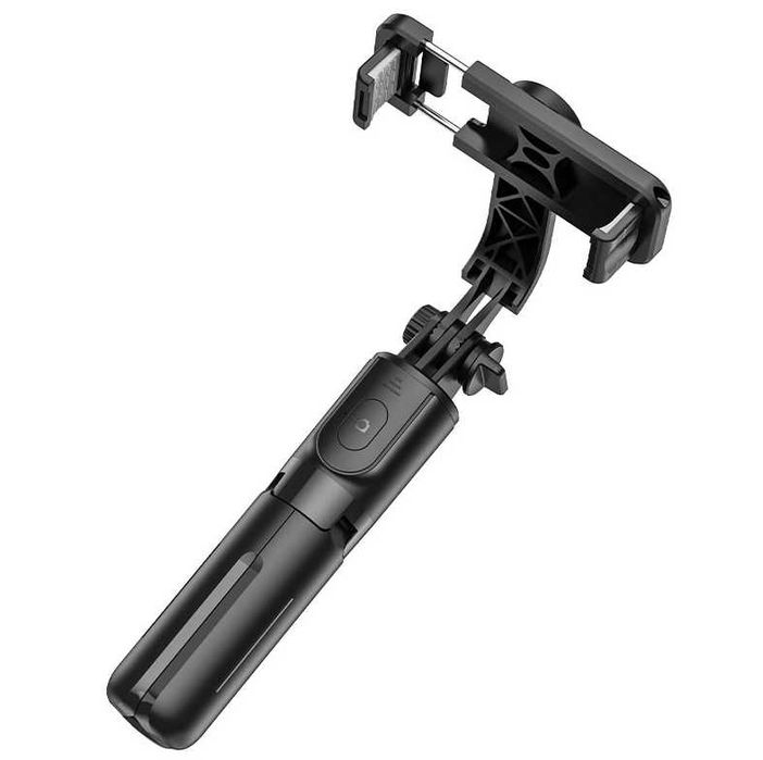 Selfie Stick Trepied Hoco K17, Telecomanda BT, Extindere telescopica