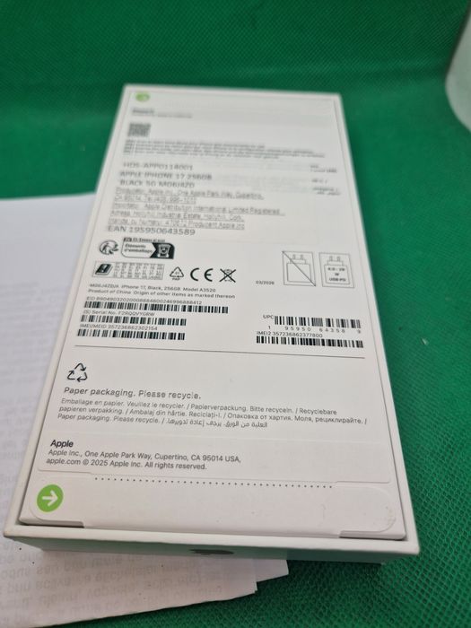 Iphone 17 256GB sigilat cu factura•Amanet Lazar Crangasi•56472