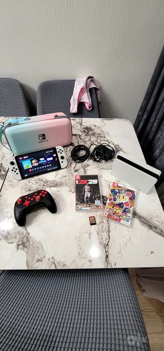Nintendo Switch Oled+(microSD 256gb)