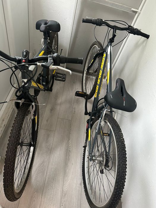 Vând 2 biciclete(nakamura)mărimi 410 460 utilizate de 3 ori fiecare