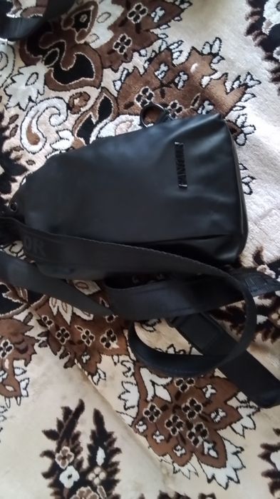 Мужская барсетка, черного цвета