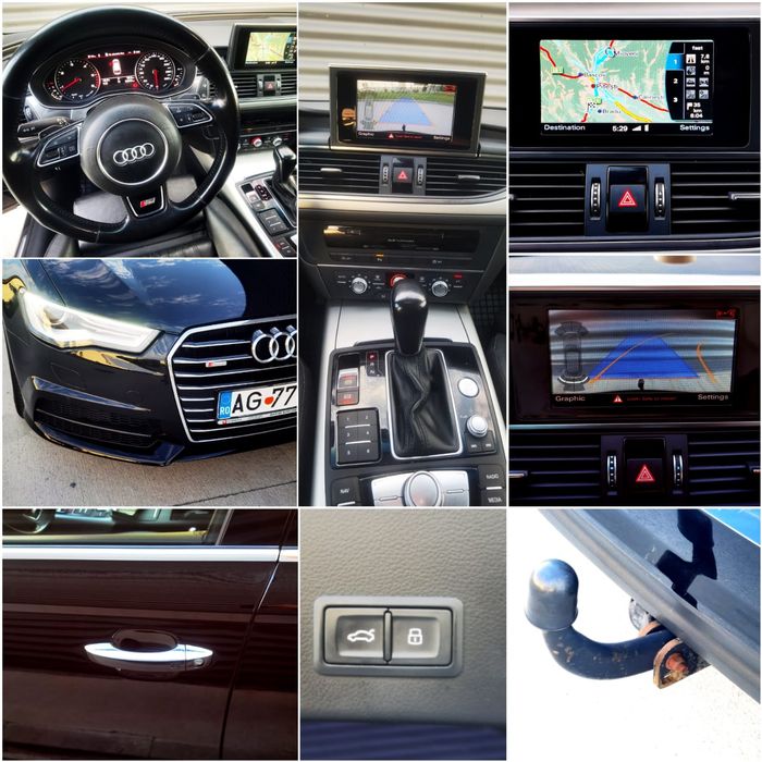 Audi A6 S-Line Ultra NAVI Scaune PIELE Memorii 2XJante Alu 2.0tdi 190CP Eu06 Carte Service  Variante