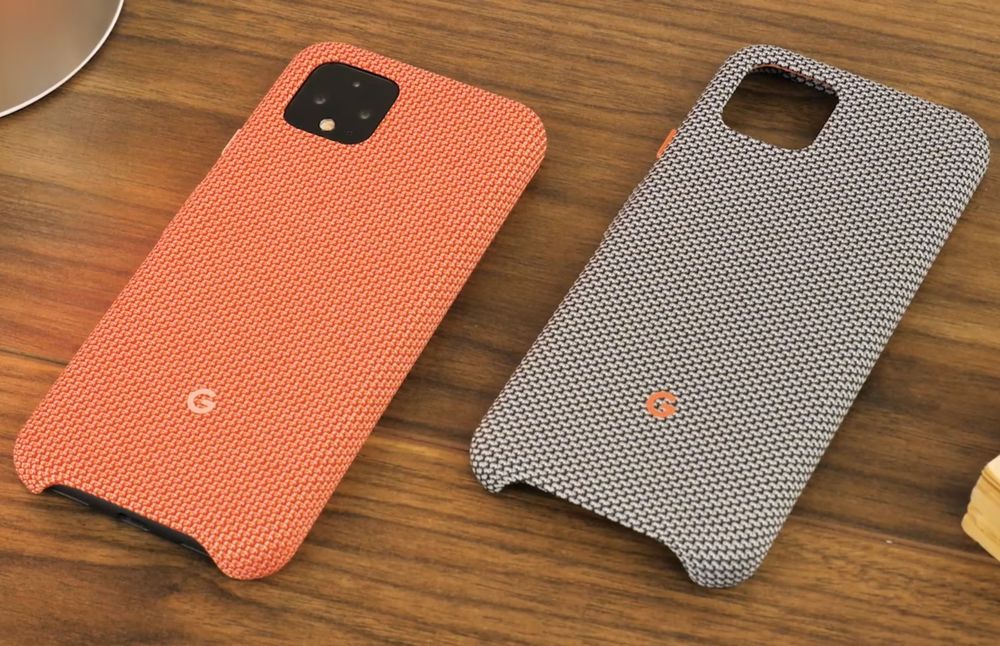 Google Pixel 4 fabric чехол оригинал