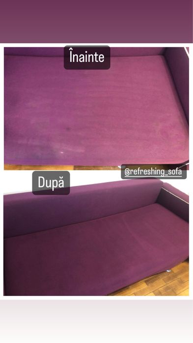 Curatare canapea cu abur