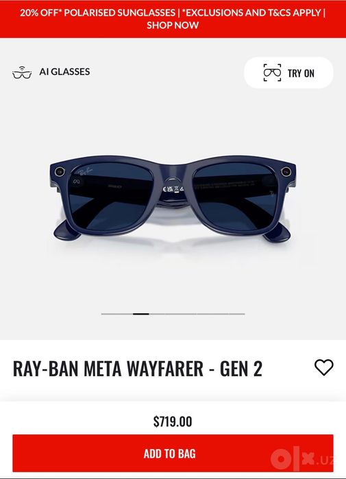Ray Ban meta Gen 2