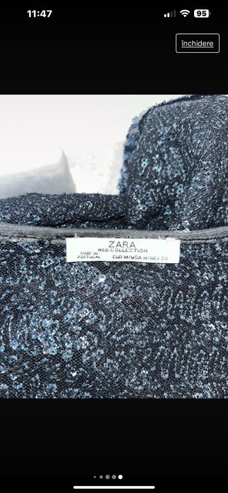 Bluziță cu paiete Zara