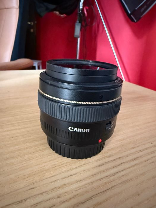 Obiectiv Canon EF 50mm f/1.4 USM + Filtru ND8 (stare impecabilă)