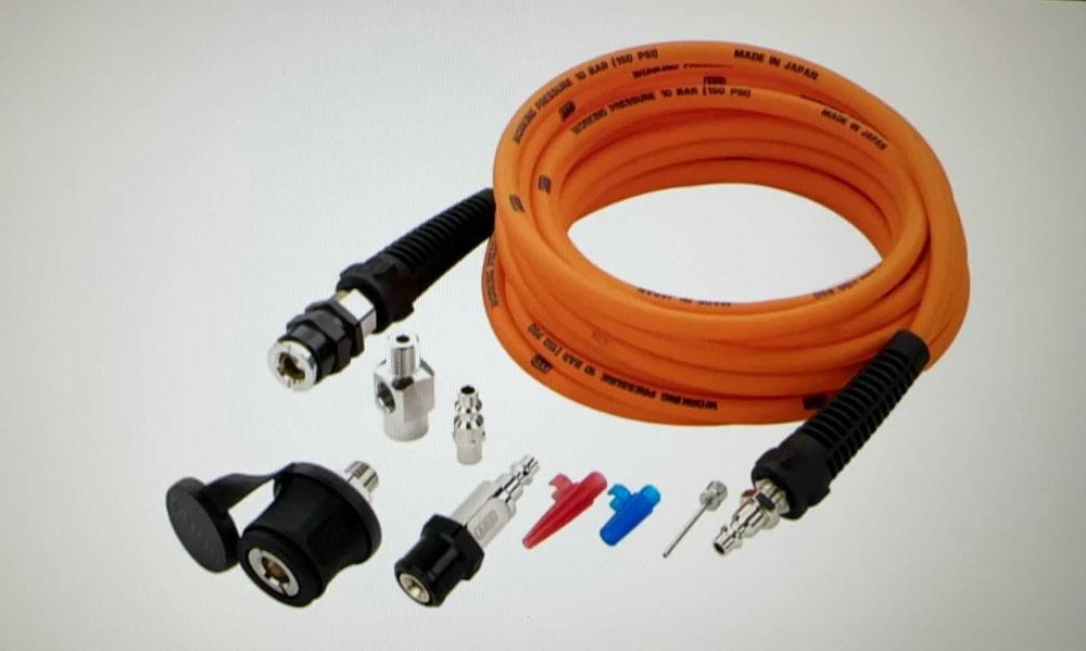 Furtun HF lungime 6M cu cuple rapide pentru compresor HF