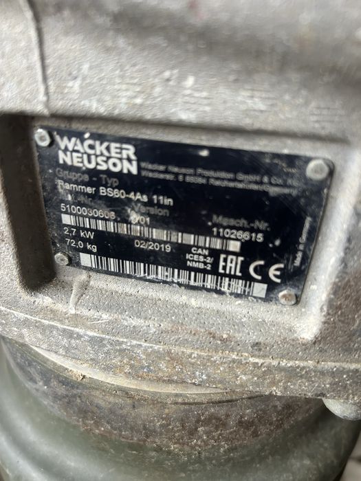 Wacker Neuson diverse scule mai compactor masina taiat asfalt placa