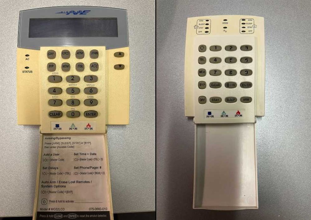Alarma Paradox (4 centrale, 2 sirene, 4 tastaturi) pachet