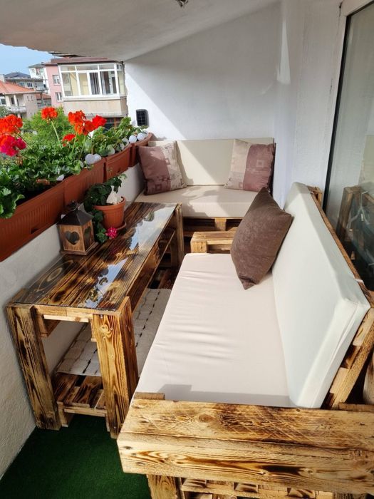 Градински палетни мебели