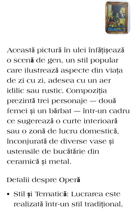 Tablou proveniență Italia pictură în ulei pe pânză foarte vechi