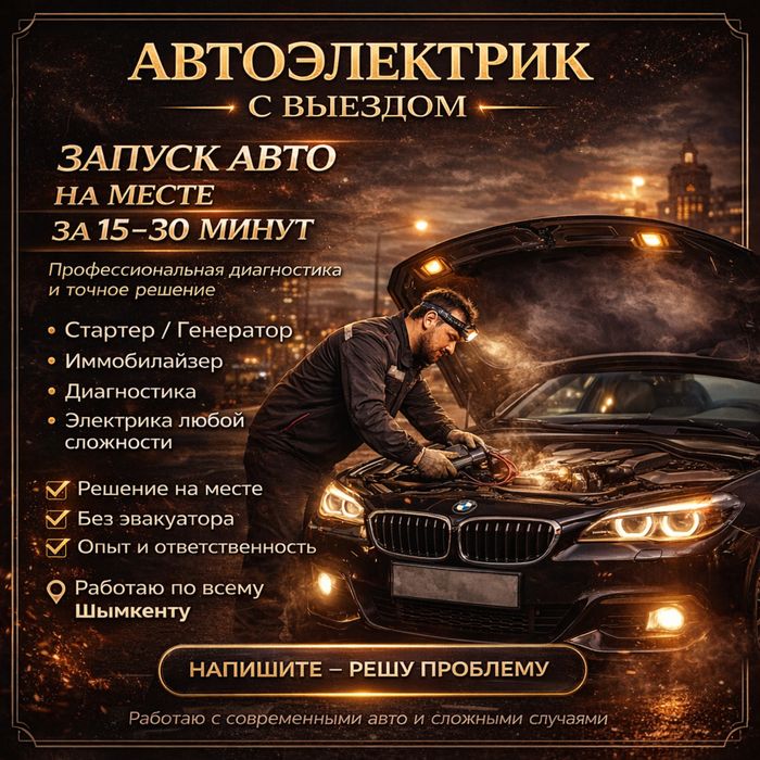 Автоэлектрик диагност Выезд 12/24 V