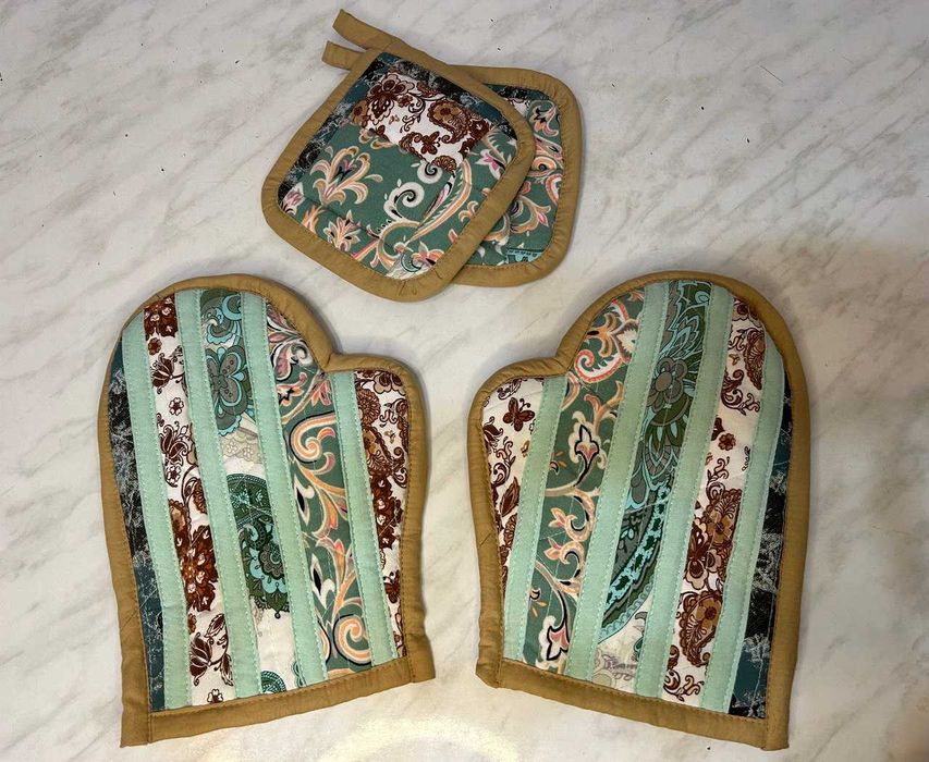 Прихватки для кухни | Перчатки для духовки | подарок на кухню