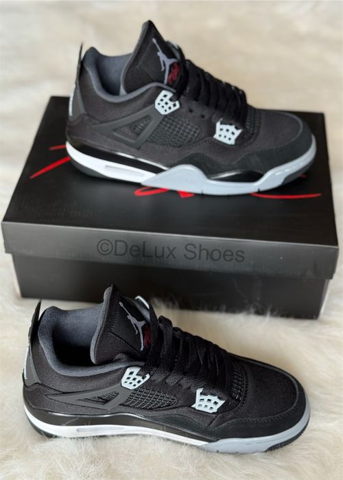 Air Jordan 4 Retro Black Canvas Full Box Verificare Colet Size 35,5-45