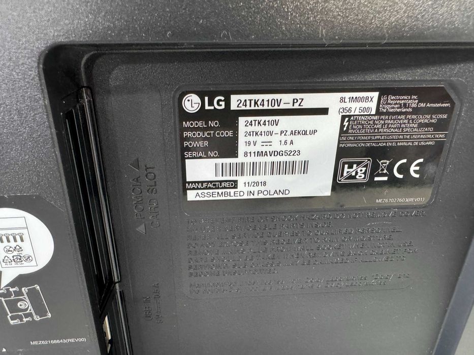 Телевизор - LG 24 inch/smart / А21
