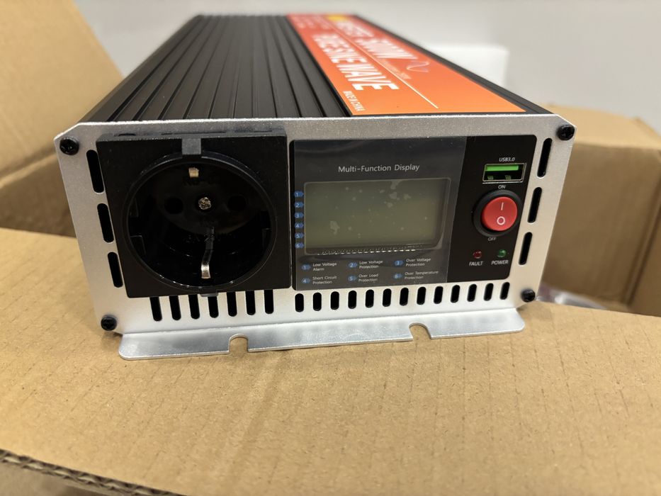 Инвертор преобразовател пълна чиста синусоида 12v -  220v - 5000W