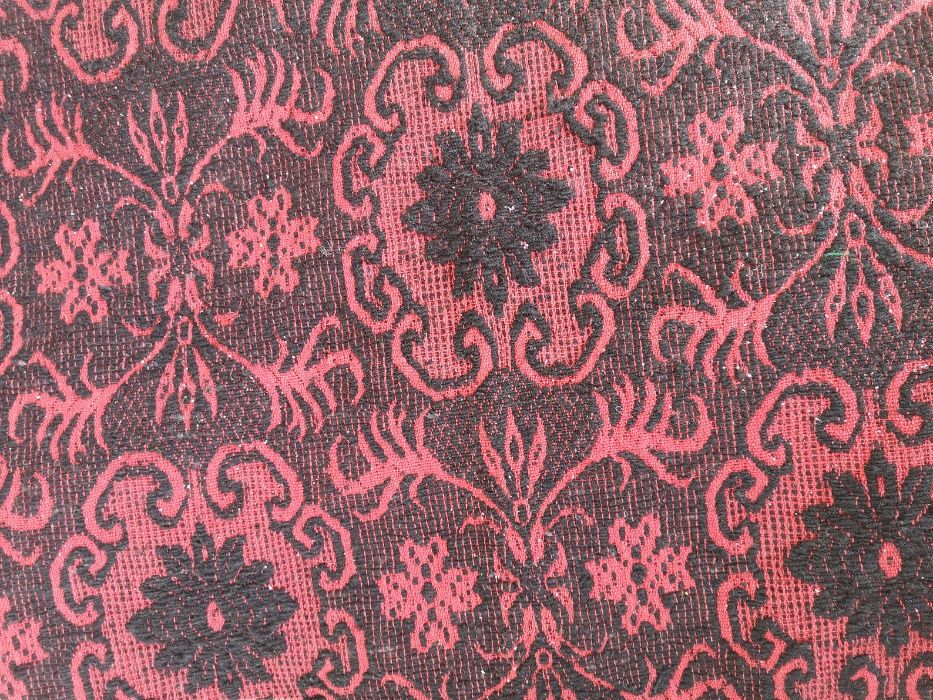 Кувертюра - червено-черно 5,80м / 2,10м