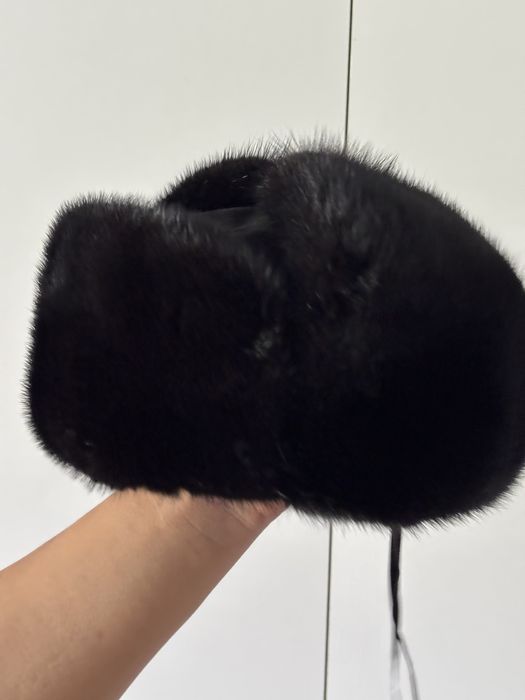 Шапка норкова ушанка