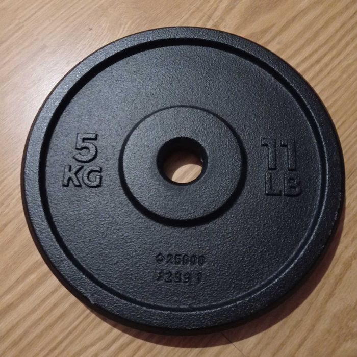 Тежести за бодибилдинг фитнес 2х5 кг