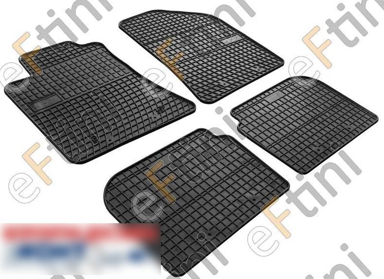 Автомобилни гумени стелки Frogum за Тойота Авенсис / Toyota Avensis