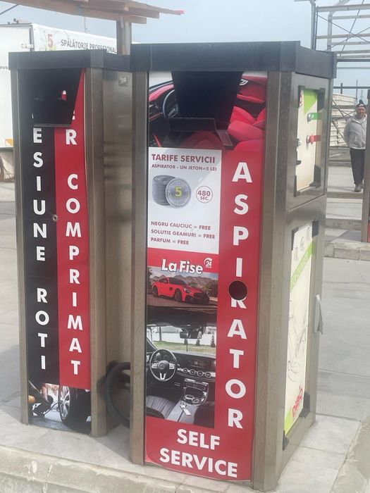 Vand aspiratoare profesionale self service