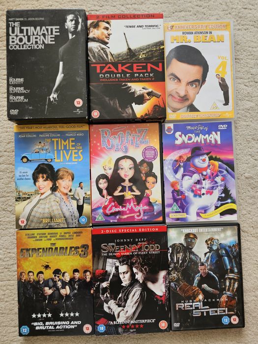 Оригинални Blu-Ray  и DVD от лична колекция на Английски език