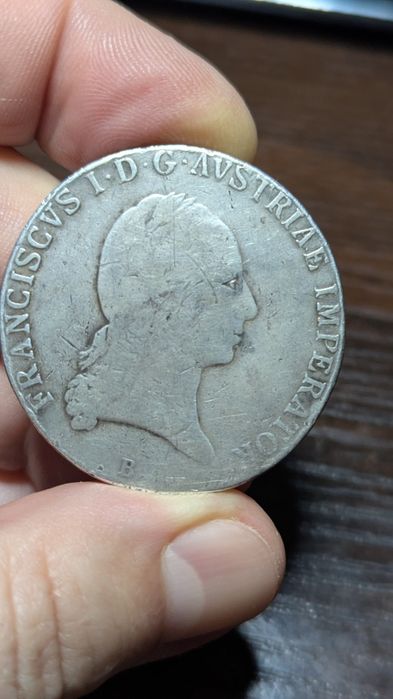 Серебро 1 талер Австрия 1822