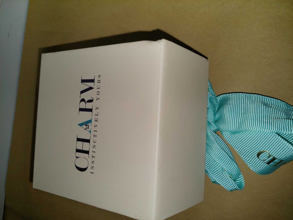 set colier si cercei in cutie cadou cu fundita charm