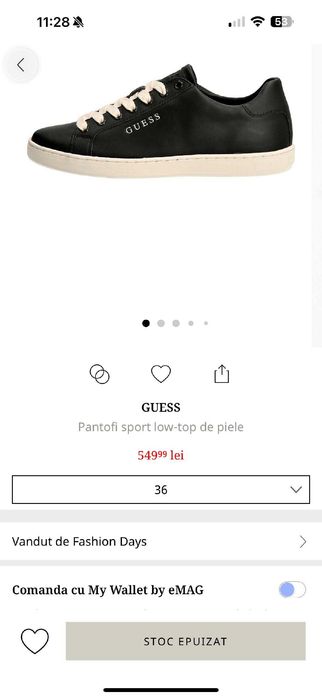 Pantofi sport piele Guess 36/37