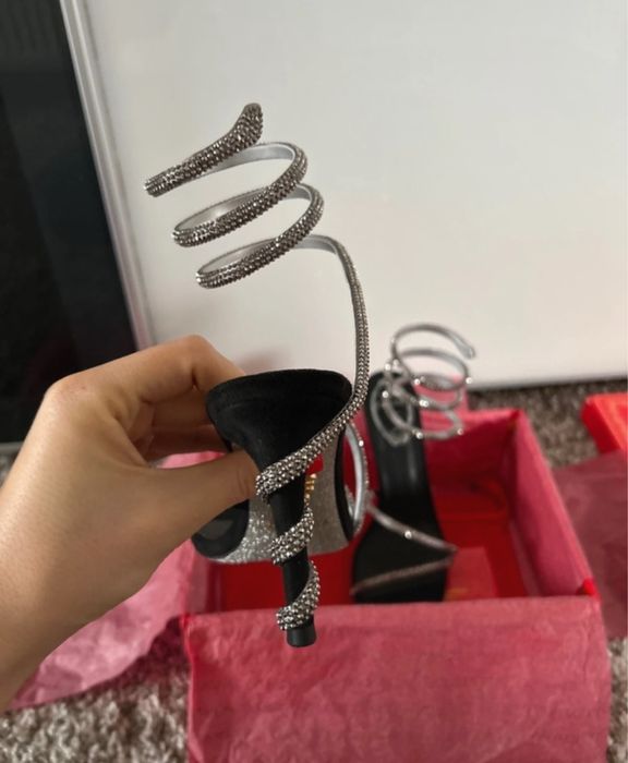 Sandale Rene Caovilla piele naturala 38-39 pe stoc