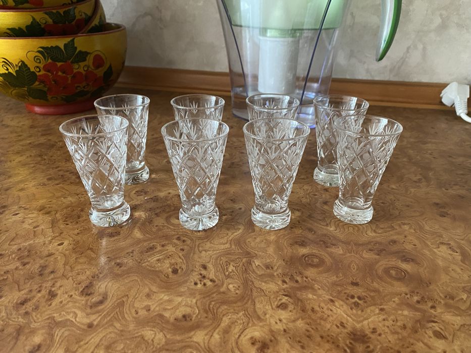 Рюмки хрусталь чехия