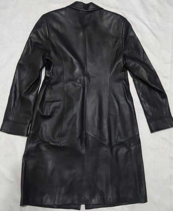 Плащ кожаный женский