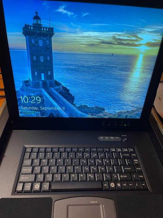 Monitor Rack Console 43cm 17 tft lcd rc25 fujitsu