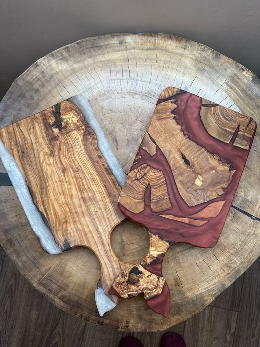 Арт дъски за рязане от дърво и епоксидна смола