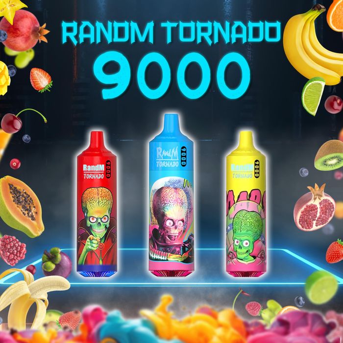 Vape Tornado 9000 Puffs pachet 3 bucati