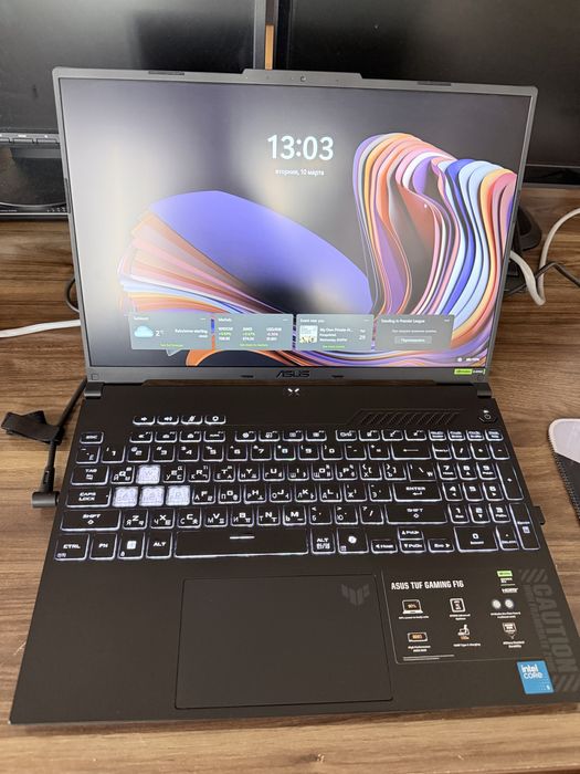 Asus tuf gaming f16 fx607 ноутбук игровой