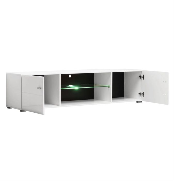 Set living masa rotativa si comoda cu led